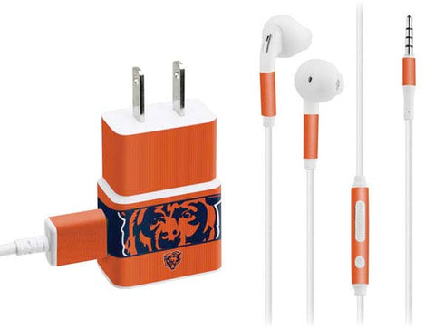 NFL Chicago Bears Zone Block Phone Charger Skin